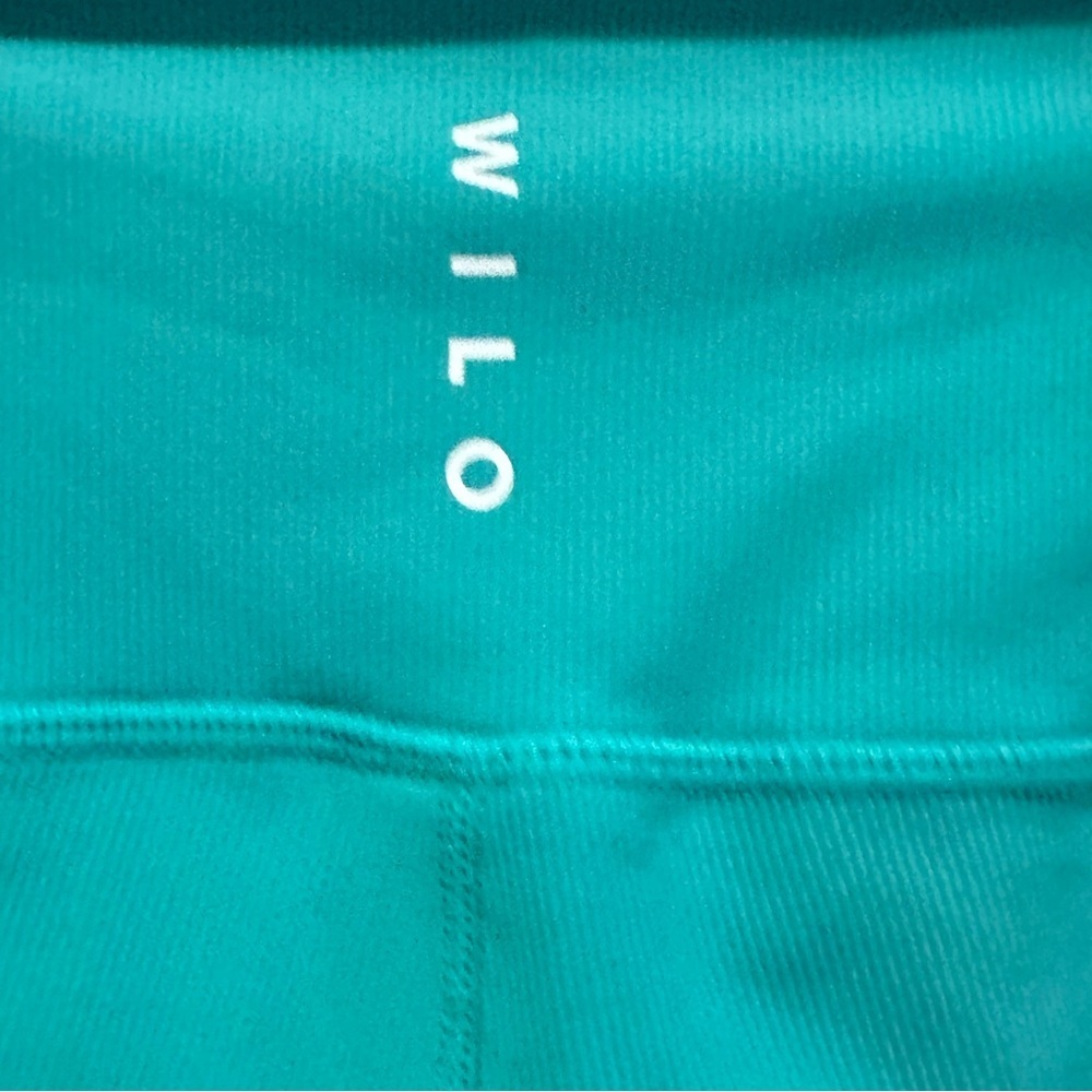 WILO The Label Teal Athletic Leggings Side Stripe 25” Inseam Women’s Size XS - Picture 7 of 9